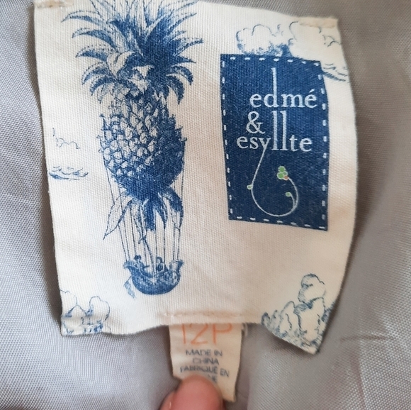 Anthropologie Edme & Esyllte Plaid A-Line Skirt 12P - Picture 4 of 6